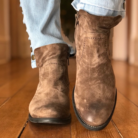 ♥️PAUL GREEN BOSTON BOOTIES BROWN ♥️ - Picture 3 of 15
